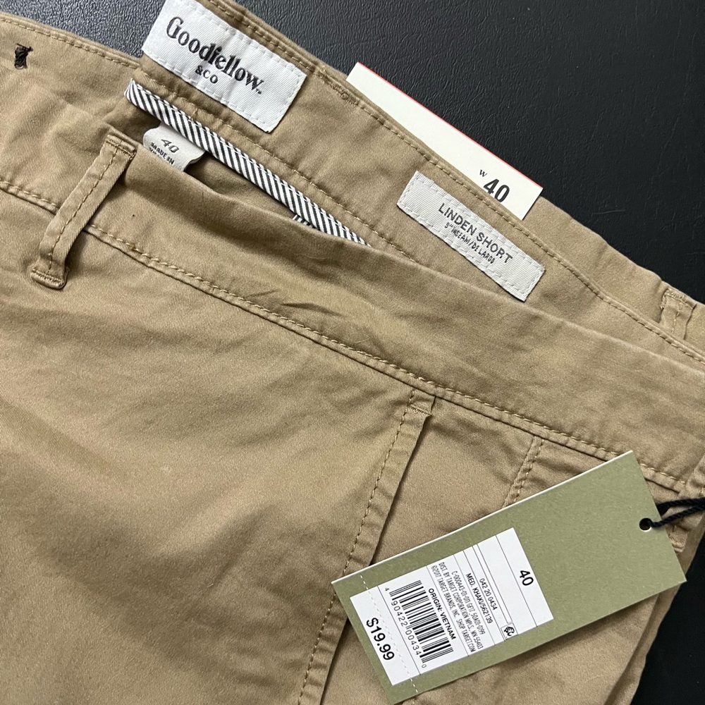 Khaki linden shorts